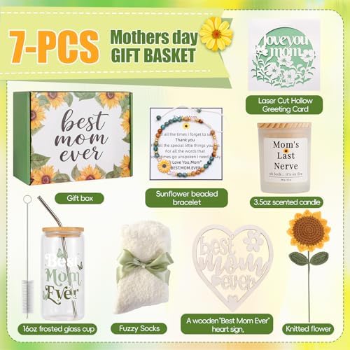 Mothers Day Gifts for Mom - Best Mom Ever Gift Set, Personalized Mum Gifts, Mama Care Package,Unique Birthday Gifts for Mom from Daughter, Son, Wife, Grandma - Image 2