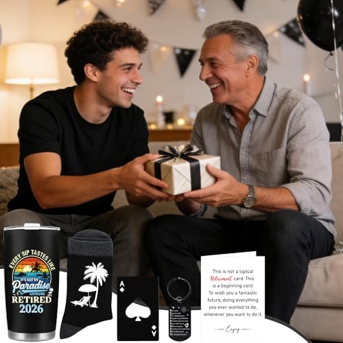 CRASHOT Retirement Gifts for Men 2026, Funny 5 Pcs Legend Farewell Gift Set, Goodbye Going Away Present for Coworker, Dad, Boss, Friends, Includes Tumbler/Card/Keychain/Sock/Bottle Opener - Image 7