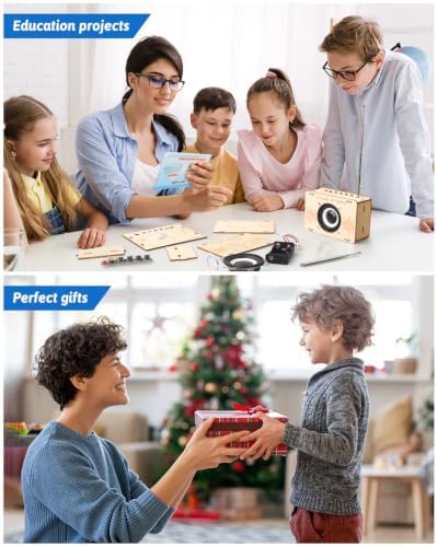 Poraxy Science Kits for Kids Age 8-12 12-14, STEM Kits 8-10, Build Your Own FM Radio Kit, Electronic DIY Experiment Engineering Building Project, Toys Gifts for Teen Boys Girls 9 11 13 15 16+ - Image 6