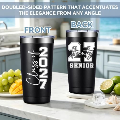 BIRGILT Class of 2027 Senior Night Gifts for Men, Senior Graduation Gifts for High School College Students - 20oz Tumbler - Image 4
