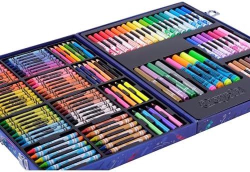 Crayola Art Kit with Neon & Metallic Art Supplies, Includes Crayons, Markers & Colored Pencils, Craft Activity, Gift for Kids, Ages 5, 6, 7, 8 - Image 4