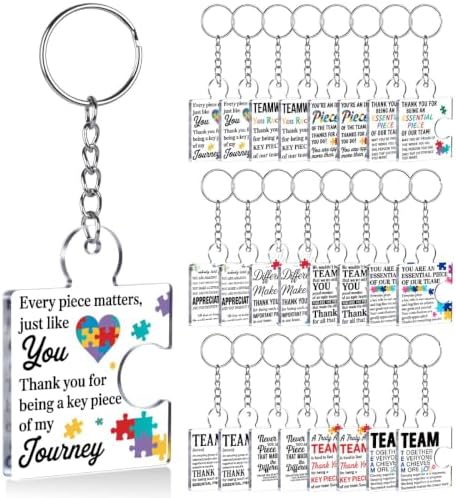 Team Appreciation Gifts Bulk for Coworkers Employee Staff Keychains by Unknown
