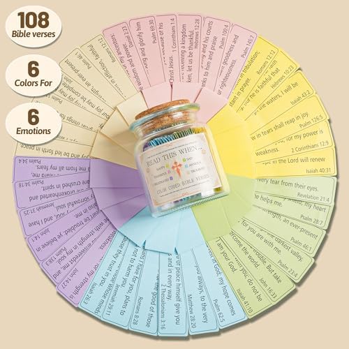 Bible Verse Jar for Women, 108 Scripture Notes, Christian Gifts for Women - Image 4