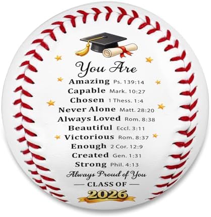 2026 Graduation Baseball Gifts for Boys Him Men Son, 2026 Graduation Decor by CYKARA