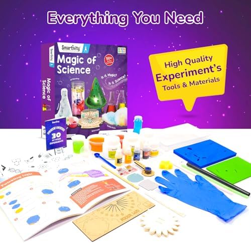 Smartivity Magic Science Kit for Kids Ages 4, 5, 6, 7, 8 Years | 50+ Amazing Science Experiments I Birthday Gifts for Boys & Girls | I Educational Toy for Kids Age 4-8 Years Old - Image 5