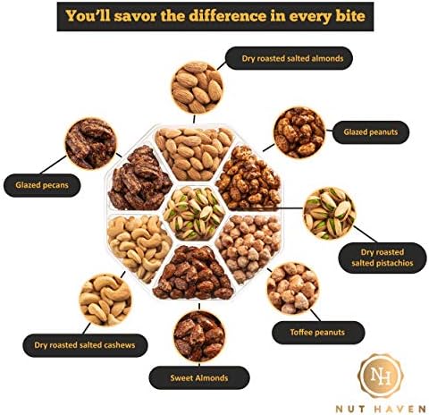 Holiday Nuts Gift Basket - Assortment of Sweet & Roasted Salted Gourmet Nuts - Food Gift Box for Dad, Him, Husband, Christmas, Father's Day, Mother's Day, Sympathy, Family, Men & Women - Image 4