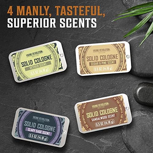 Viking Revolution Solid Cologne Set - Variety 1-0.5 oz (4 Pack) - Image 5