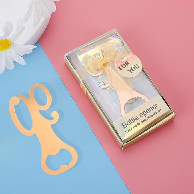 24PCS 90 Bottle Openers for 90th Birthday Party Favors or (24,Gold 90)