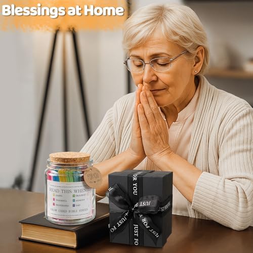 Bible Verse Jar, Read Me When Bible Verses Jar, Christian Gifts for Women - Image 2