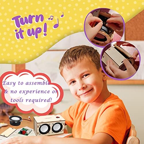 Teen Boy Gifts -DIY Bluetooth Speaker Kit -STEM Science Electronics Project - Image 3