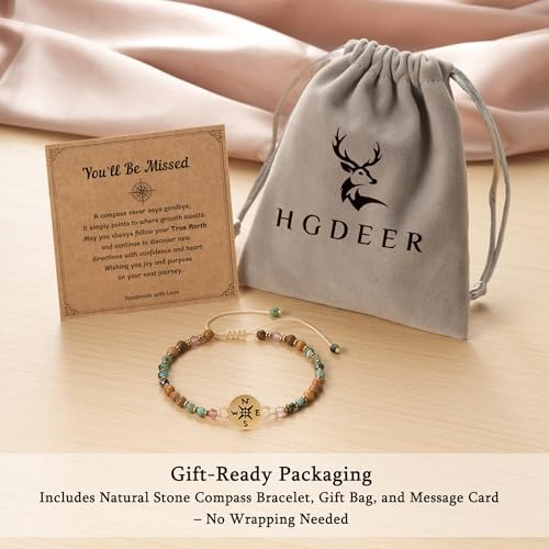 Compass Bracelet for Women, Retirement You Will Be Missed Travel Gifts - Image 6