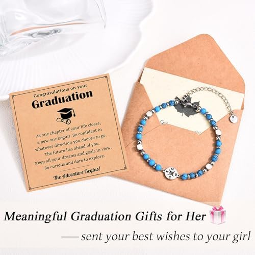 2026 Graduation Gifts for Women Her, Compass Bracelet for Girls Women - Image 3