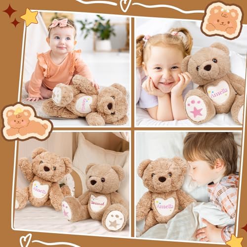 Personalized Bear Plush with Embroidery Name - Plush Stuffed Animal Toys - Image 2