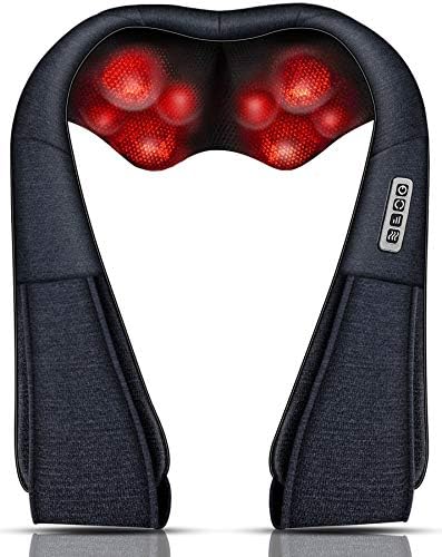 Mo Cuishle Women Men Gifts, Shiatsu Back Shoulder & Neck Massager with Heat by MoCuishle