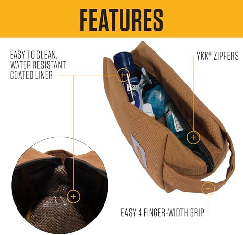 Carhartt Classic Zippered Travel Kit Early Fog - Image 2
