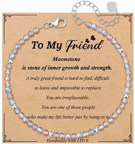 JoycuFF Moonstone Bracelet Christmas Birthday Valentines Gifts for Women by Joycuff