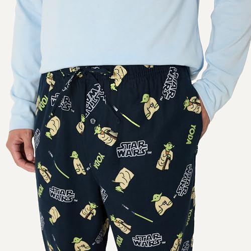 Amazon Essentials Disney | Marvel | Star Wars Men's Soft & Comfortable Flannel Pajama Sleep Sets - Image 4