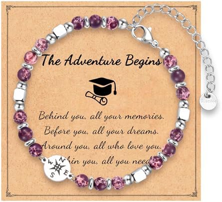 2026 Graduation Gifts for Women Her, Compass Bracelet for Girls Women by IKIATY