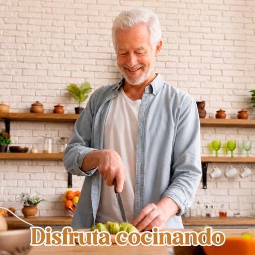 Regalos para Abuelo en Español, Tabla de Cortar de Bambú con 3 Utensilios - Image 4
