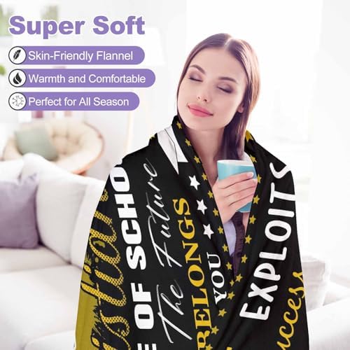 Class of 2024 Gifts Customized Gifts for Men Costume Blanket Blanket Customized Personalized Blankets Customized Blanket Graduation Gift for Him, Graduation Gift for Him, 80x70inch - Image 7