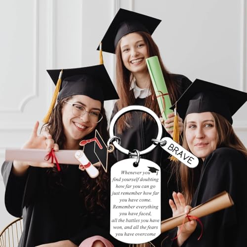 Class Of 2026 Graduation Gifts for Her Him Best Graduate Keychain Seniors Masters Nurses College Highschool Grad Presents - Image 3