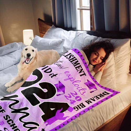 Blanket with Pictures Personalized Blankets Personalized Picture Blanket for Class of 2024 Graduates Photo Blanket Customized Personalized Blankets for Adults, 54x70inch - Image 6