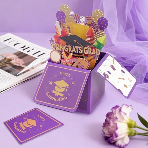 Ithmahco Purple Graduation Gift Basket For Her 2026,11-Piece Grad Gifts Set With Tumbler, Notebook, Keychain, Best Graduation Spa Self Care Gift Box For High & Middle School College Women Girls Nurse - Image 5