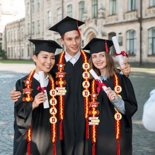 Tifeson Graduation Leis Decorations 2026 - Handmade Double Braided Graduation Ribbon Leis with Glitter Pins for Him Her High School College Congrats Grad Gifts Party Supplies - Image 6