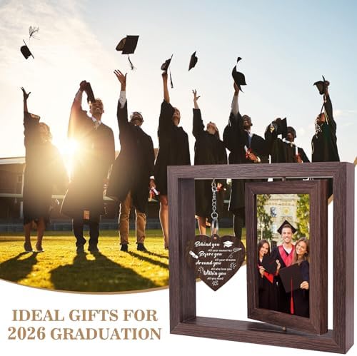 2026 Graduation Gifts for Her Him, Class of 2026 University College Middle High School Graduation Gifts for Women Men, Congratulations Inspirational Grad Gift for Masters Degree Phd Law School Nursing & Nurse Picture Frame 4x6 - Image 2