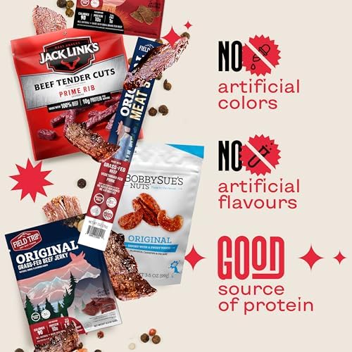 Beef Jerky & Nuts Gift Basket – Jerky Variety Pack & Birthday Gifts For Men - Image 5