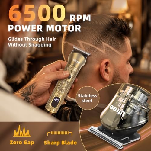 Ufree Professional Beard Trimmer for Men, Electric Shaver Razor, Men Gift - Image 3