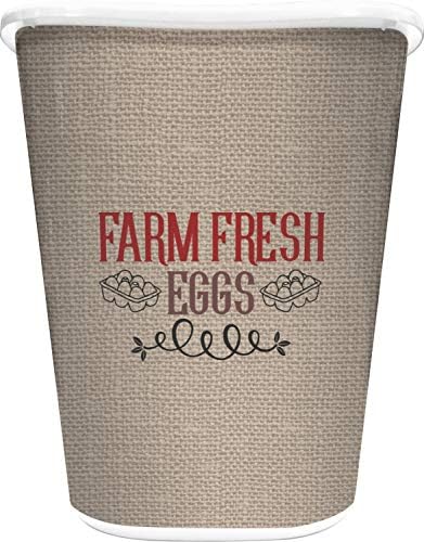 Farm Quotes Waste Basket - Double Sided (White) by YouCustomizeIt