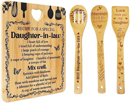 Daughter in Law Gifts, "Recipe for a Special Daughter-in-Law" Cutting Board by Unknown