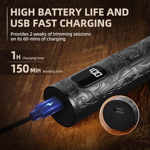 Ufree 7-in-1 Beard Trimmer for Men, Electric Razor Shaver, Men Grooming Kit - Image 6
