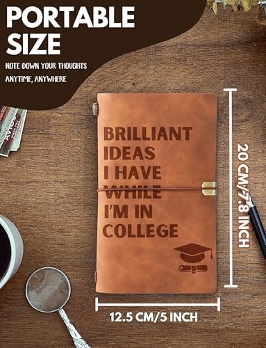 InnoBeta High School Graduation Gifts, 7.8"x5" Embossed Refillable Notebook with Pen, Perfect Graduation Gifts for Her &Him - Image 3