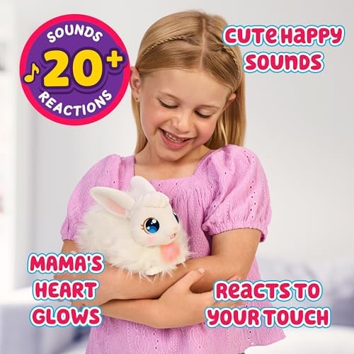 Little Live Pets Bunny Mama Surprise Toy Set, Hutch Interactive Animal Playset with 3 Surprise Babies, 20+ Sounds, Bunny Accessories for Girls Ages 3+ - Image 4