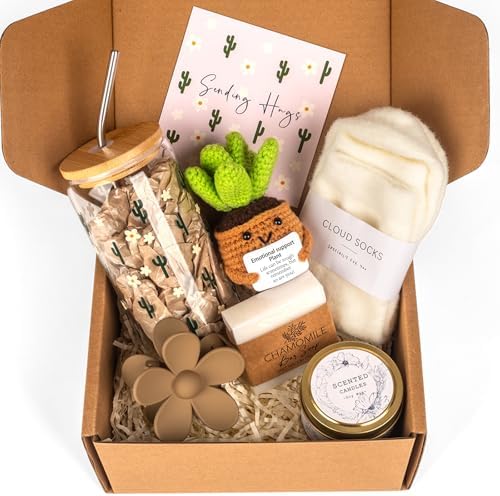 Self Care Get Well Care Package for Women - Birthday Gifts for Women Feel Better Soon Basket, Sympathy and Thinking of You Gifts After Surgery Recovery by AUOVKOCA