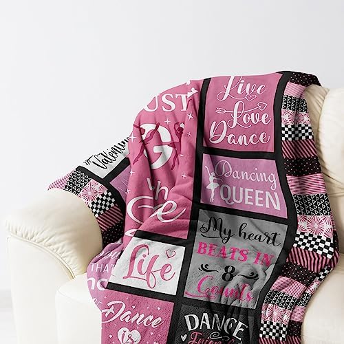 Dance Gifts Blanket 50"x40", Dance Recital Gifts for Girls Teens - Image 3