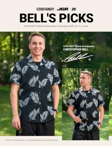 COOFANDY Men's Summer Beach Outfits 2 Piece Short Sleeve Shirts and Shorts Vacation Texture Linen Sets for Men - Image 2