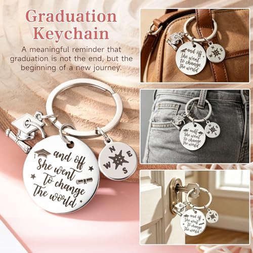 Graduation Gift for Her 2026, Class of 2026 Graduation Cup for Senior High School College Girls Women Daughter Sister Best Friend, 20oz Tumbler Gift Set with Lid, Straw & Box, Pink Grad Gifts Box Set - Image 5