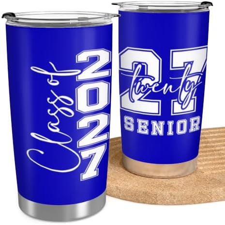 Class of 2027 Senior Night Gifts for Men Women 20oz Seniors Year Tumbler - Image 5