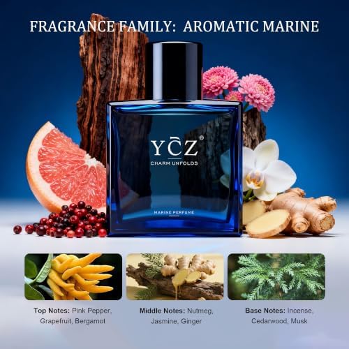Ycz Midnight Marine Eau De Parfum For Men, 1.7 Fl Oz(2Pack) - Image 3
