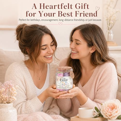 Bestie Bible Verses Jar – Birthday Gifts for Friends, Graduation Gifts for Bestie, Color Coded Bible Verses, Faith Based Friendship Gift for Women - Image 6