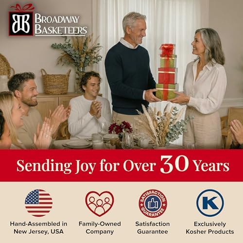 Broadway Basketeers 4 Box Snack Gift Basket Tower for Men, Women & Friends - Image 6