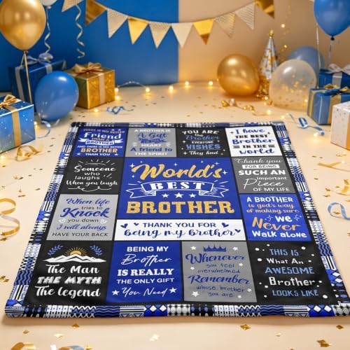 Gifts for Brother, Big Brother Gift from Sister, Brothers Blanket - Image 3