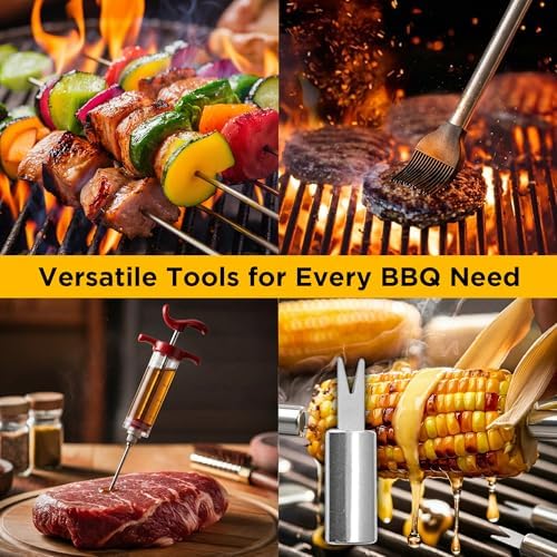 Kaluns 236 PCS Ultimate Grill Master Gift Set – Complete BBQ Accessories Kit with Virtually Everything Needed for Grilling, Smoking & BBQ - Image 6