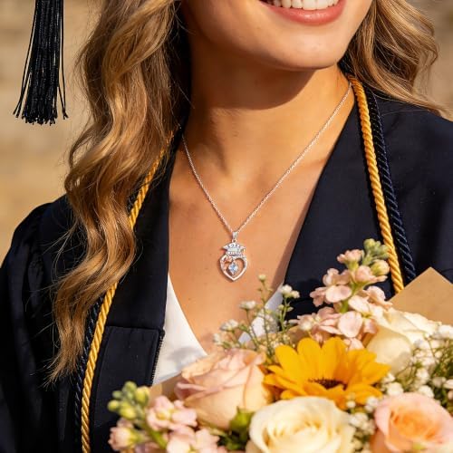 Iefil 2026 Graduation Gifts for Women - Rose Birthstone Necklace for Women - Image 2