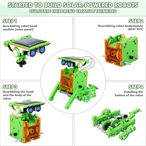 STEM 13-in-1 Education Solar Power Robots Toys for Boys Age 8-12 - Image 4