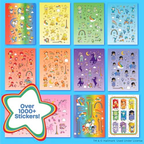 Horizon Group USA Sticker Book, Rainbow Brite, 1500+ Stickers - Image 3