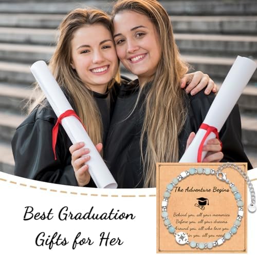 2026 Graduation Gifts for Women Her, Compass Bracelet for Girls Women - Image 6